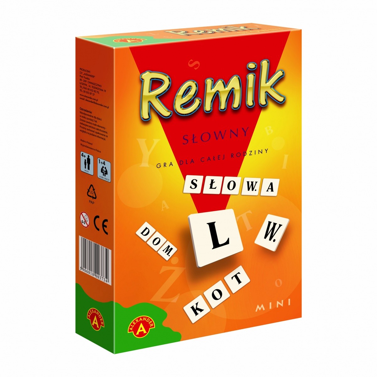 Gra Remik Słowny Mini