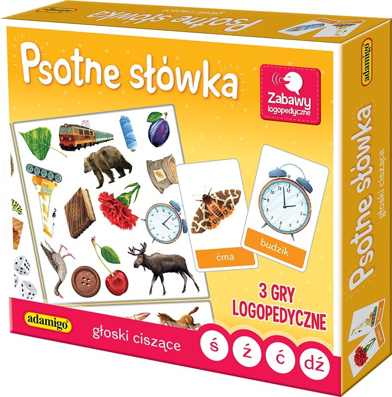Gra Psotne Słówka - Głoski Ciszące