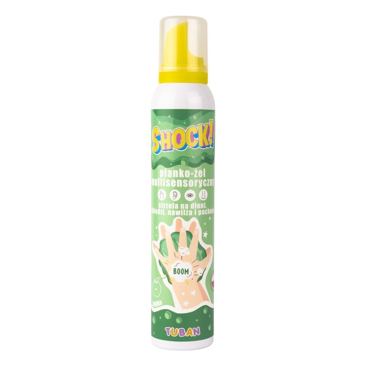 Shock! Multisensoryczny Pianko-Żel Jabłko