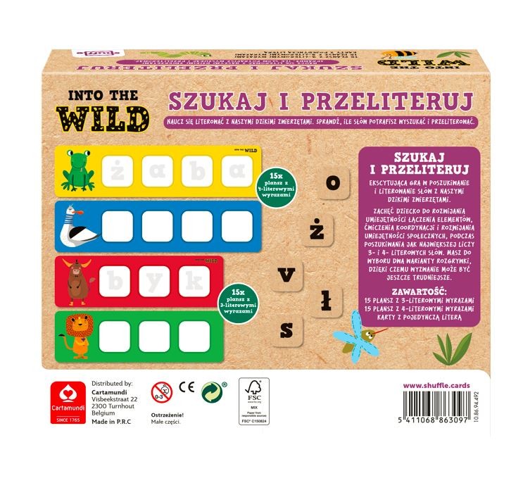 Gra Szukaj I Przeliteruj Into Wild