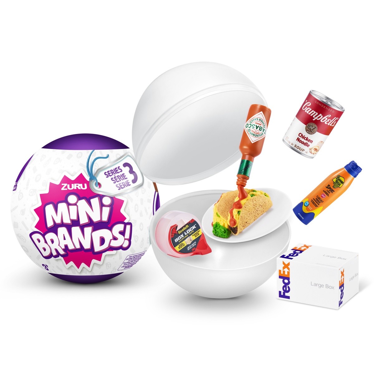 Figurki Mini Brands Global  Karton 36 Sztuk