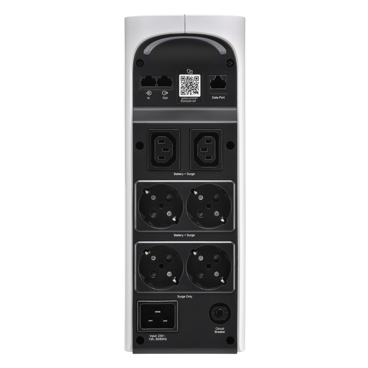 APC Back-UPS Pro 2200VA UPS z LCD zaslonom, 230V, čista sinusoida, bela 2