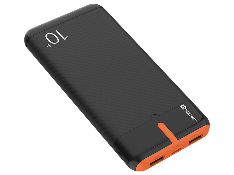 Tracer EnerGo Powerbank 10000mAh - Črno/Oranžna 4