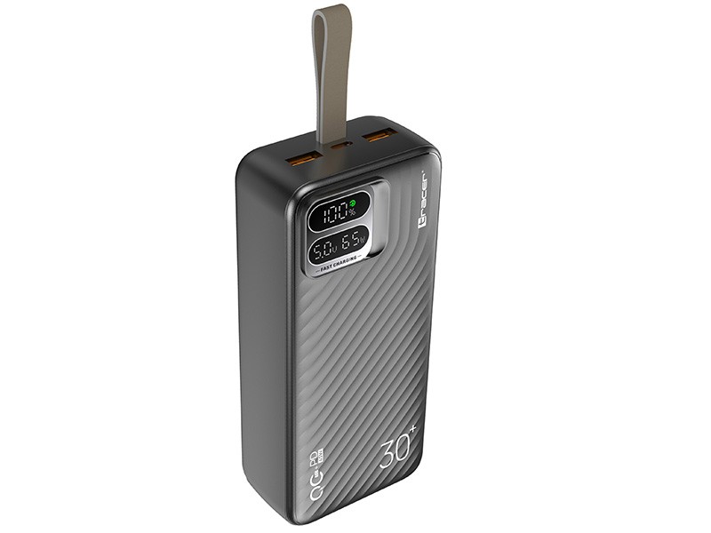 Powerbank BLAZE 30000mAh 65W, črn