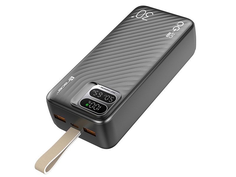 Powerbank BLAZE 30000mAh 65W, črn 2