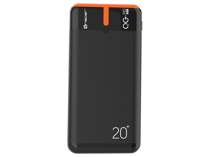 Power bank EnerGen 20000mAh PD+QC3.0, črno-oranžen 2