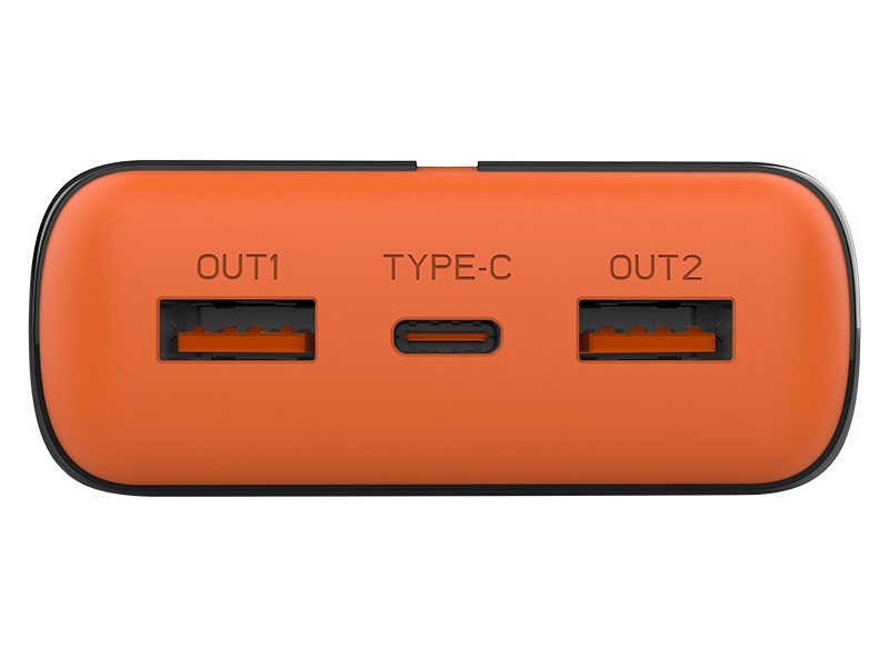 Power bank EnerGen 20000mAh PD+QC3.0, črno-oranžen 6
