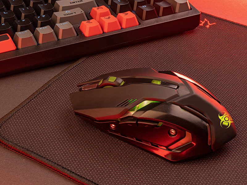 Brezžična miška Gamezone Rocky RF Nano 6