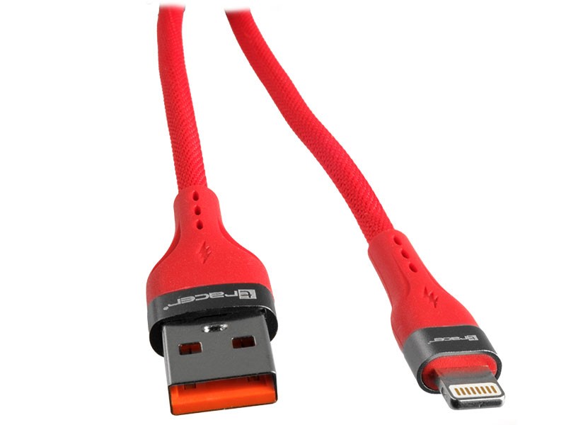 USB-A na Lightning kabel 1m rdeč 3