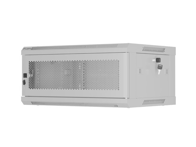 Zidni instalacijski rack ormar 19" 4U 600x450 perforiran 3