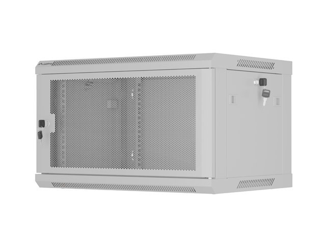 Zidni instalacijski rack ormar 19" 6U 600x450 perforiran 3