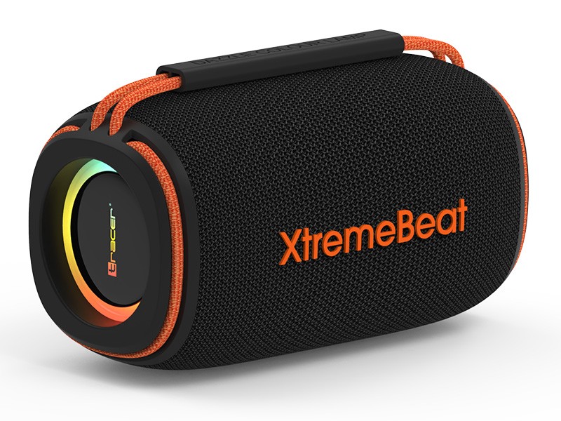 Bluetooth zvočnik XtremeBeat Mid TWS RGB črn