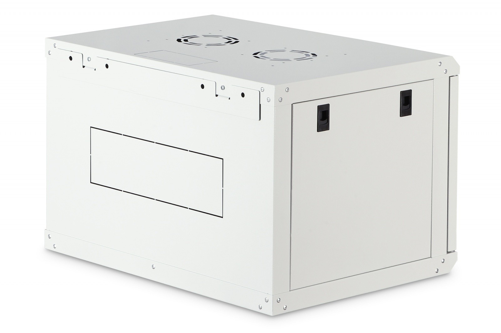 19" mrežna omara Dynamic 7U, 385x600x450mm, steklena vrata, siva 2