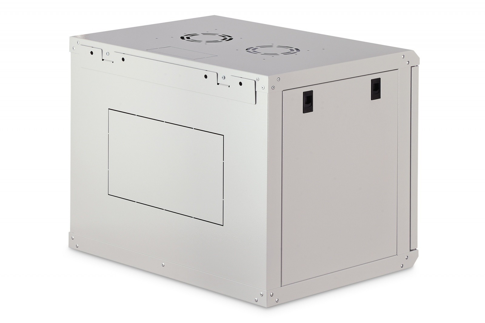19" mrežna omara Dynamic 9U, 474x600x450mm, steklena vrata, siva 2