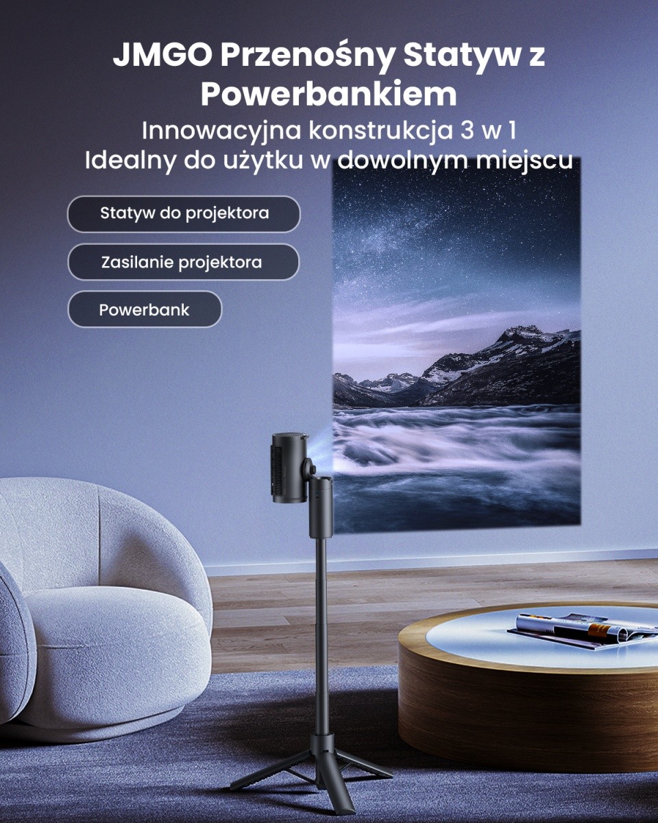 Powerbank s stojalom Tripod P0X1 2
