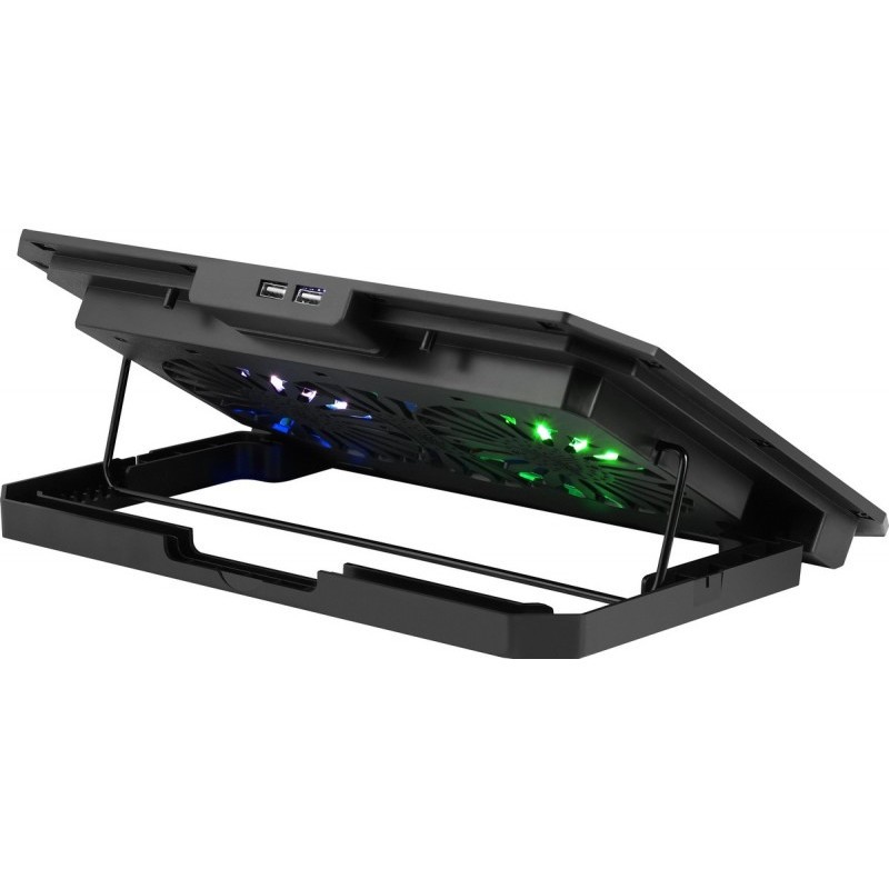 Hladilna podloga za prenosnik NS-510, 2W, 2xUSB, RGB, 15.6" 7