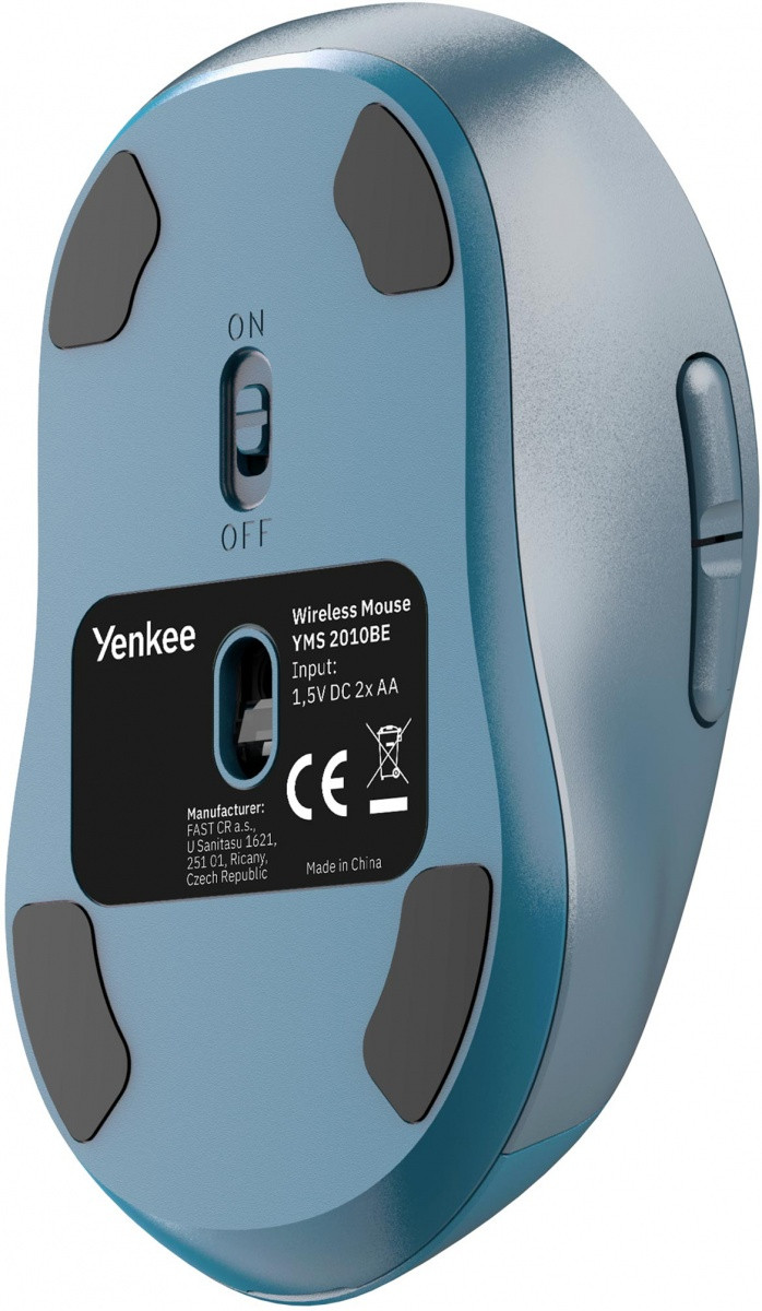 YENKEE YMS 2010BE GYRO bežična miš, Bluetooth + USB 2.4GHz, bež 5
