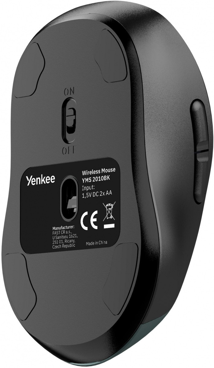 YENKEE YMS 2010BK YMS 2010BE GYRO bežična miš, Bluetooth + USB 2.4GHz 5
