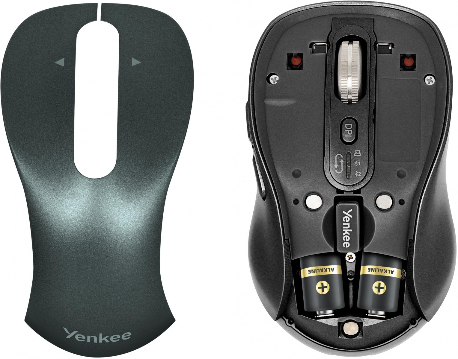 YENKEE YMS 2010BK YMS 2010BE GYRO bežična miš, Bluetooth + USB 2.4GHz 6