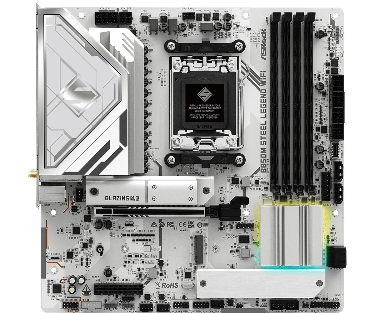 ASRock B850M STEEL LEGEND WIFI AM5 matična plošča 2
