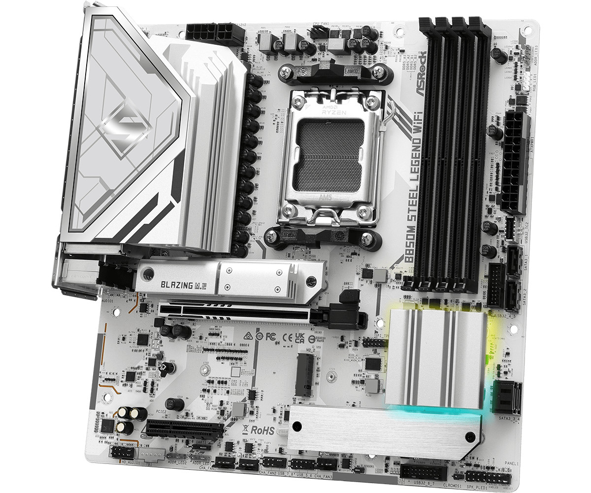 ASRock B850M STEEL LEGEND WIFI AM5 matična plošča 5