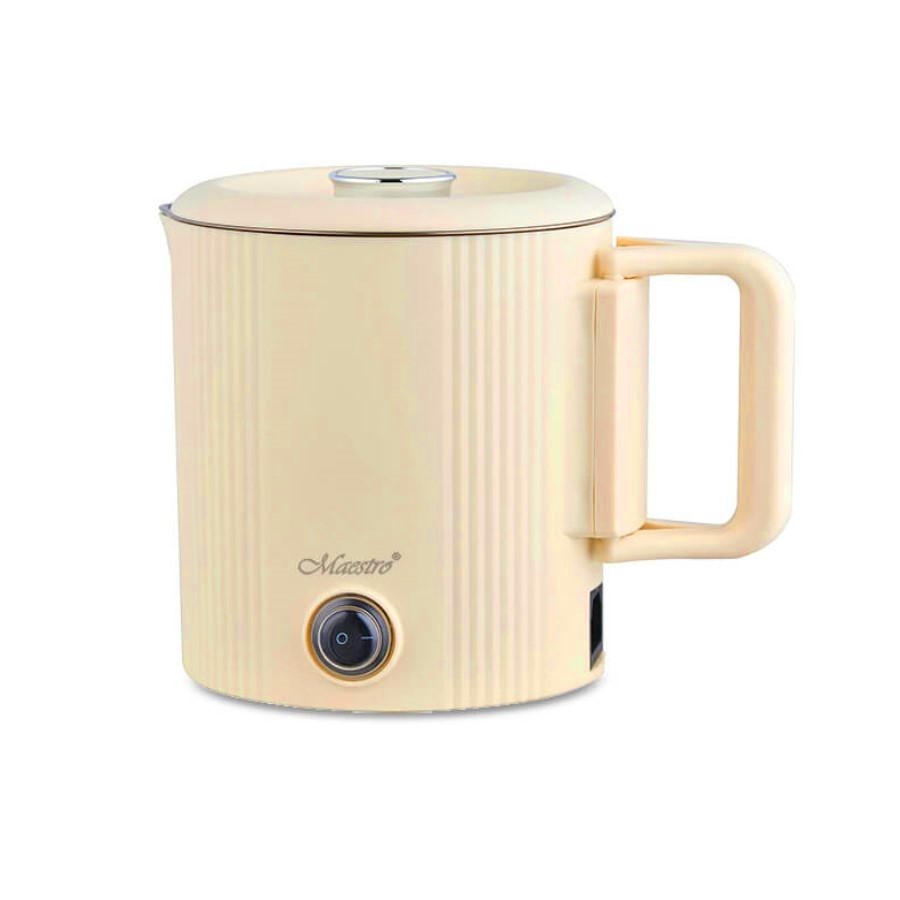 Grelnik vode/potovalni lonec 2v1, 0.8L, 600W, Gefu MR-009 (Bež)