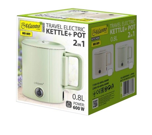 Električni kuhalnik / turistični lonec 2v1, 0,8l, 600W 5