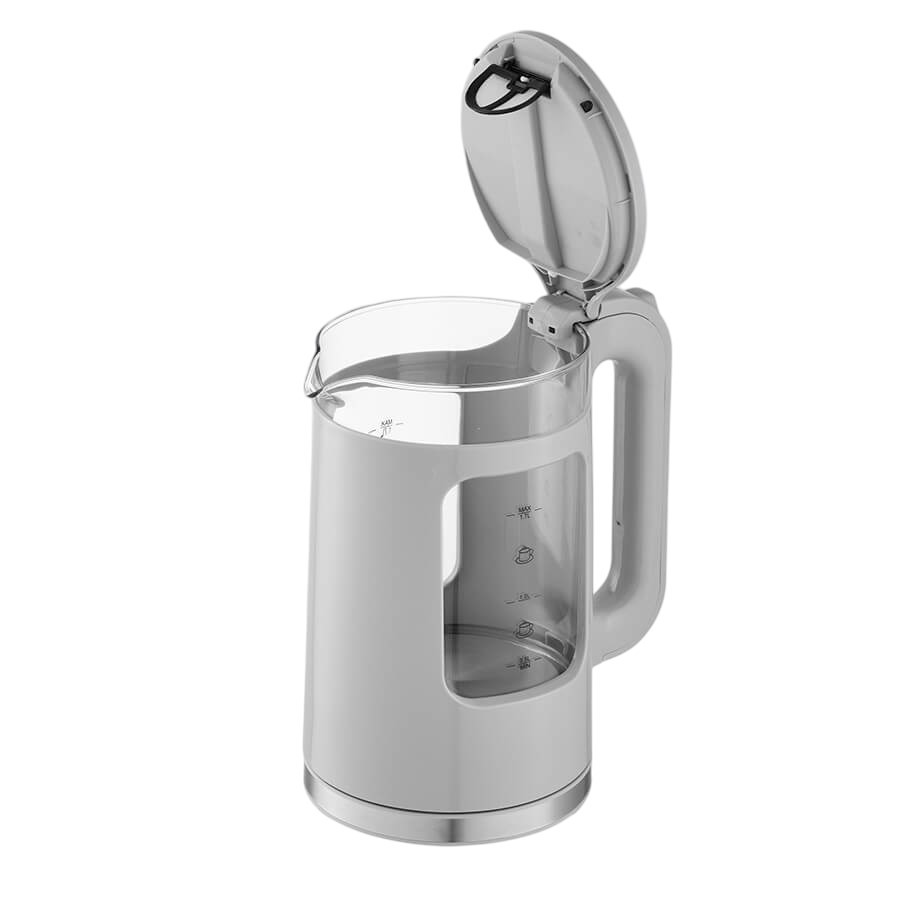 Feel-Maestro MR-065-GREY stekleni kuhalnik vode, 1,7l, 2200W, siv 3