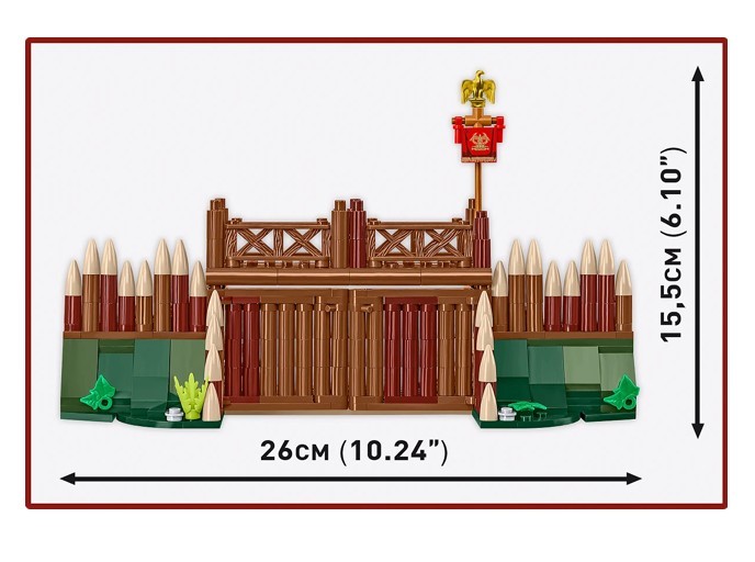 Gradbeni bloki Imperij Romanum - Vrata rimskega tabora, 591 delov 3