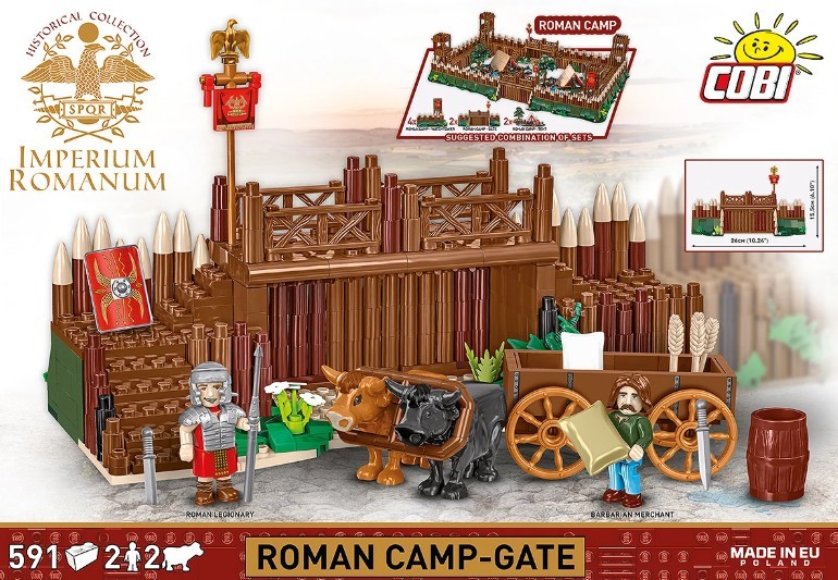 Gradbeni bloki Imperij Romanum - Vrata rimskega tabora, 591 delov 7