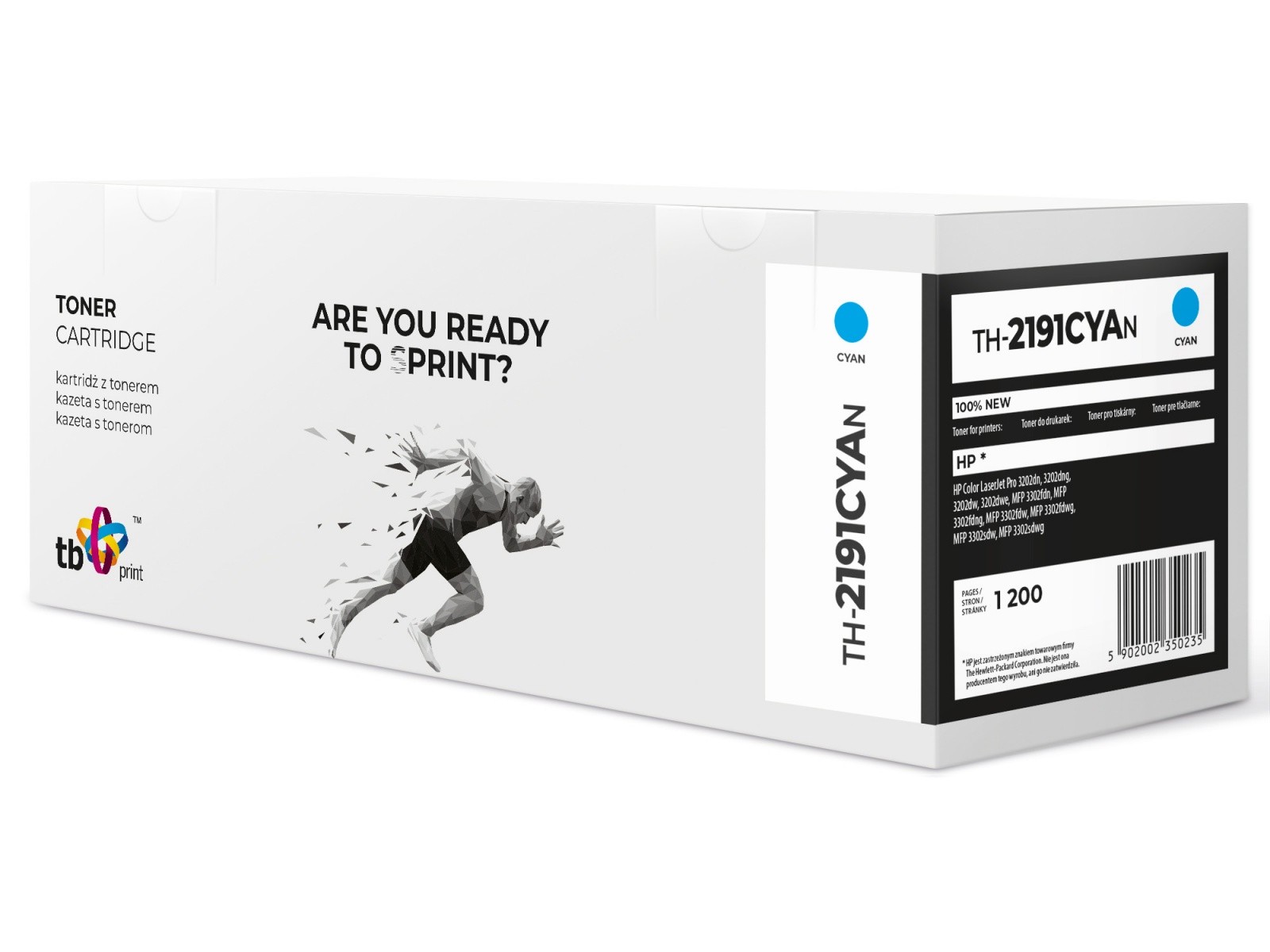 Toner za HP Color LaserJet Pro 3202, W2191A, TH-2191CYAN, cian