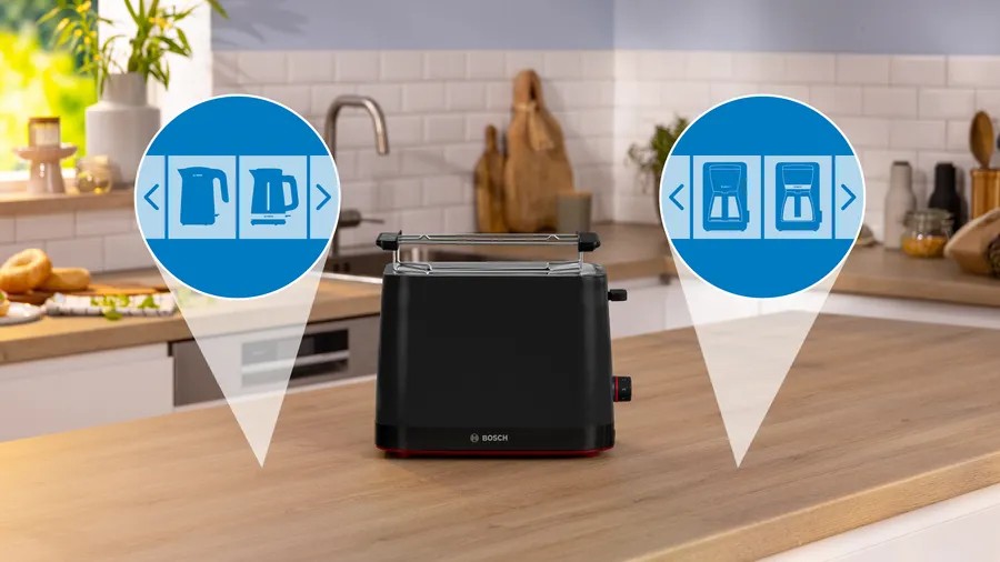 Črn toaster Bosch MyMoment TAT3M123 2