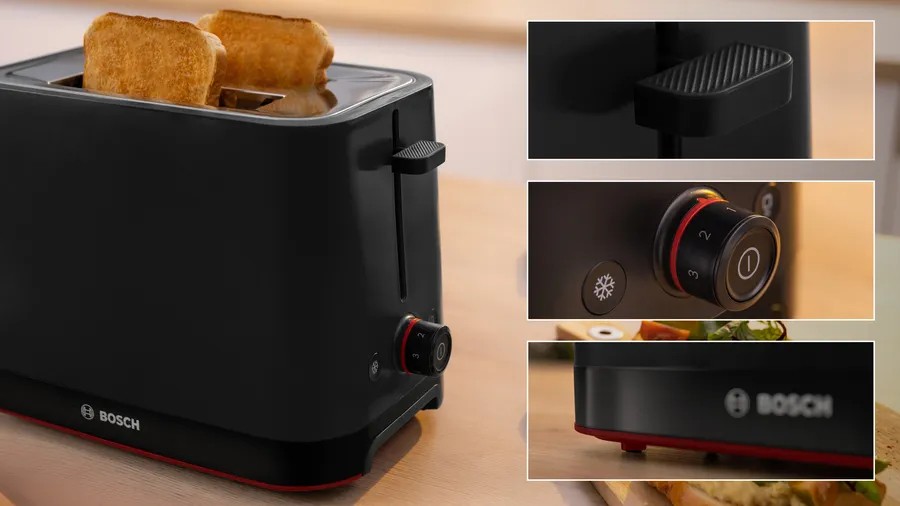 Črn toaster Bosch MyMoment TAT3M123 5