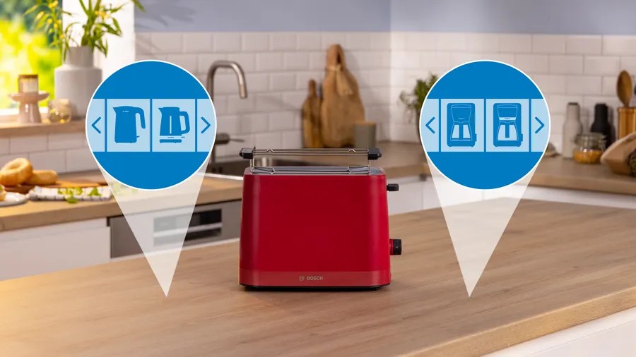Rdeč toaster Bosch MyMoment TAT3M124 4
