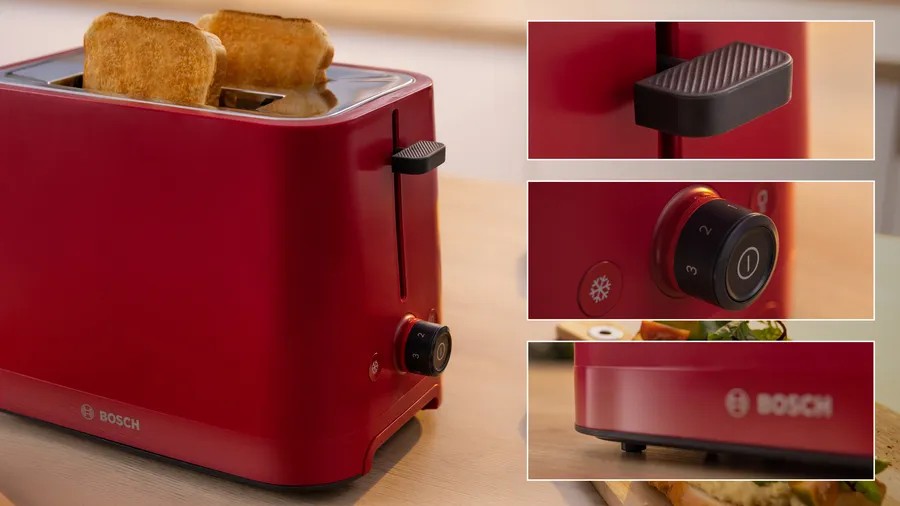 Rdeč toaster Bosch MyMoment TAT3M124 5