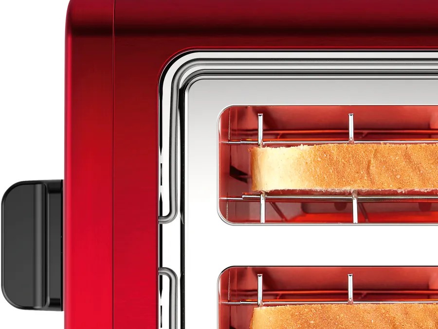Rdeč toaster Bosch DesignLine TAT3P424 6