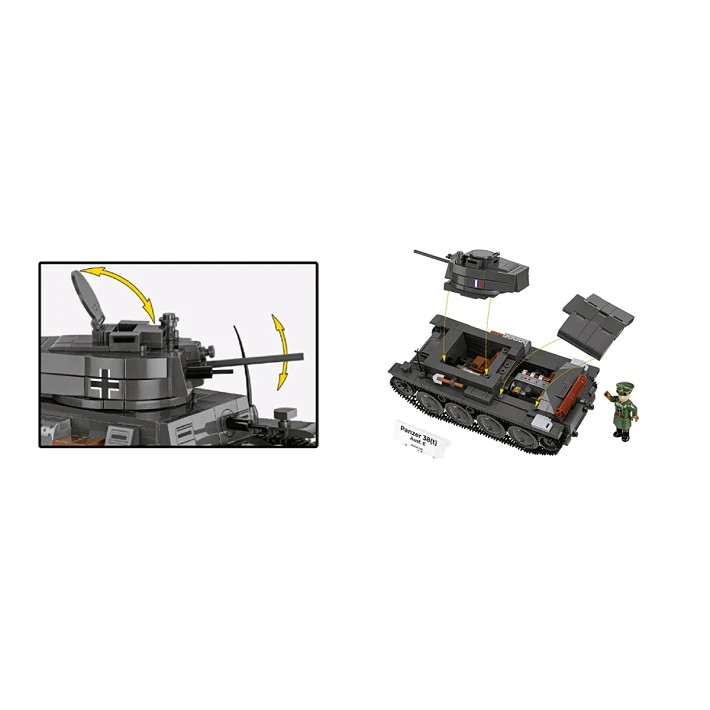 Gradbeni blokci Panzer 38 LT VZ.38, 690 elementov 2