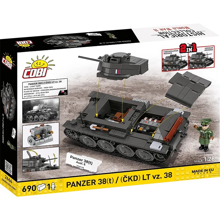 Gradbeni blokci Panzer 38 LT VZ.38, 690 elementov 4