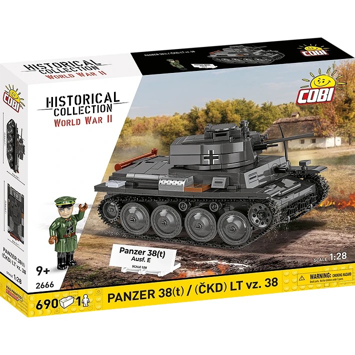 Gradbeni blokci Panzer 38 LT VZ.38, 690 elementov