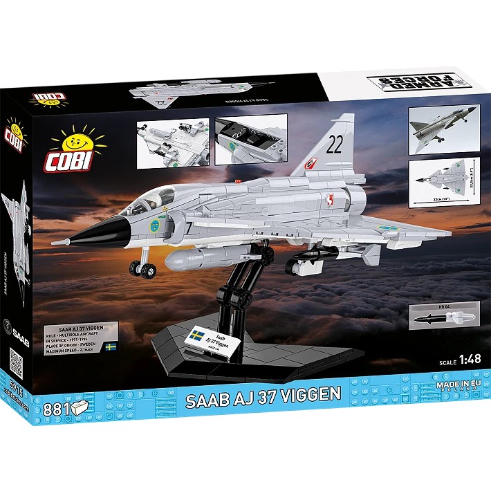 Gradbeni blokci Saab AJ 37 Viggen, 881 elementov 3