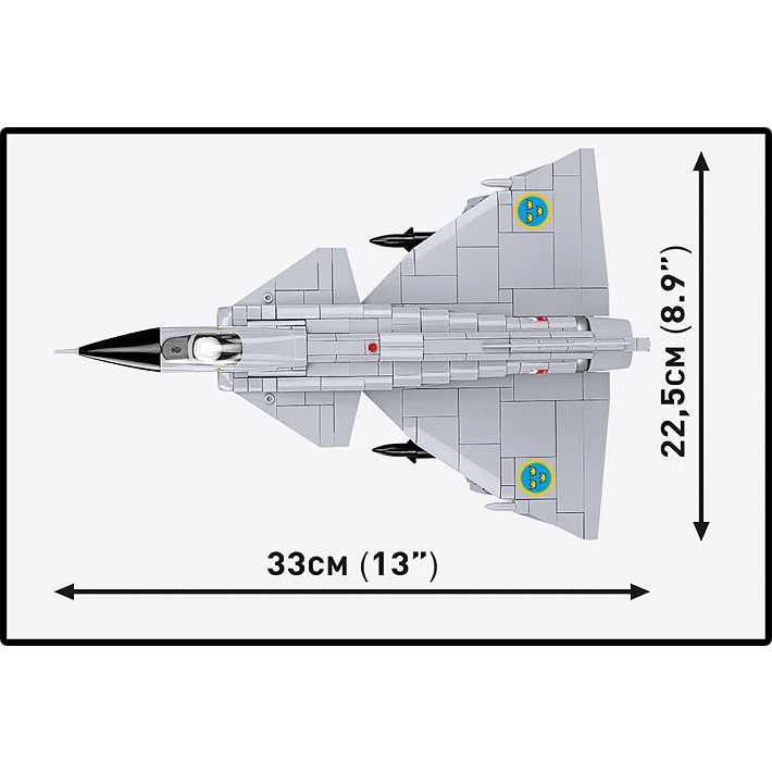 Gradbeni blokci Saab AJ 37 Viggen, 881 elementov 7
