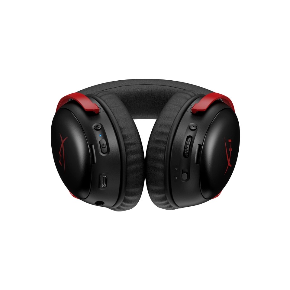 Brezžične slušalke HyperX Cloud III črno-rdeče 6
