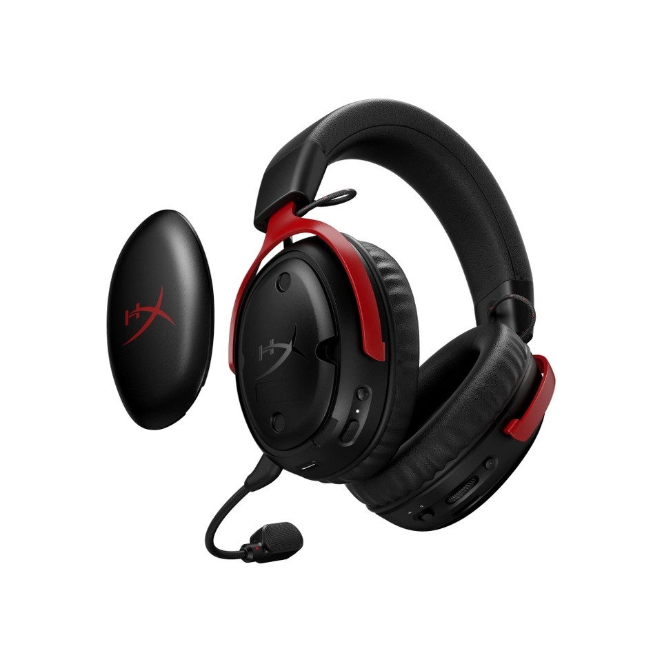 Brezžične slušalke HyperX Cloud III črno-rdeče 7