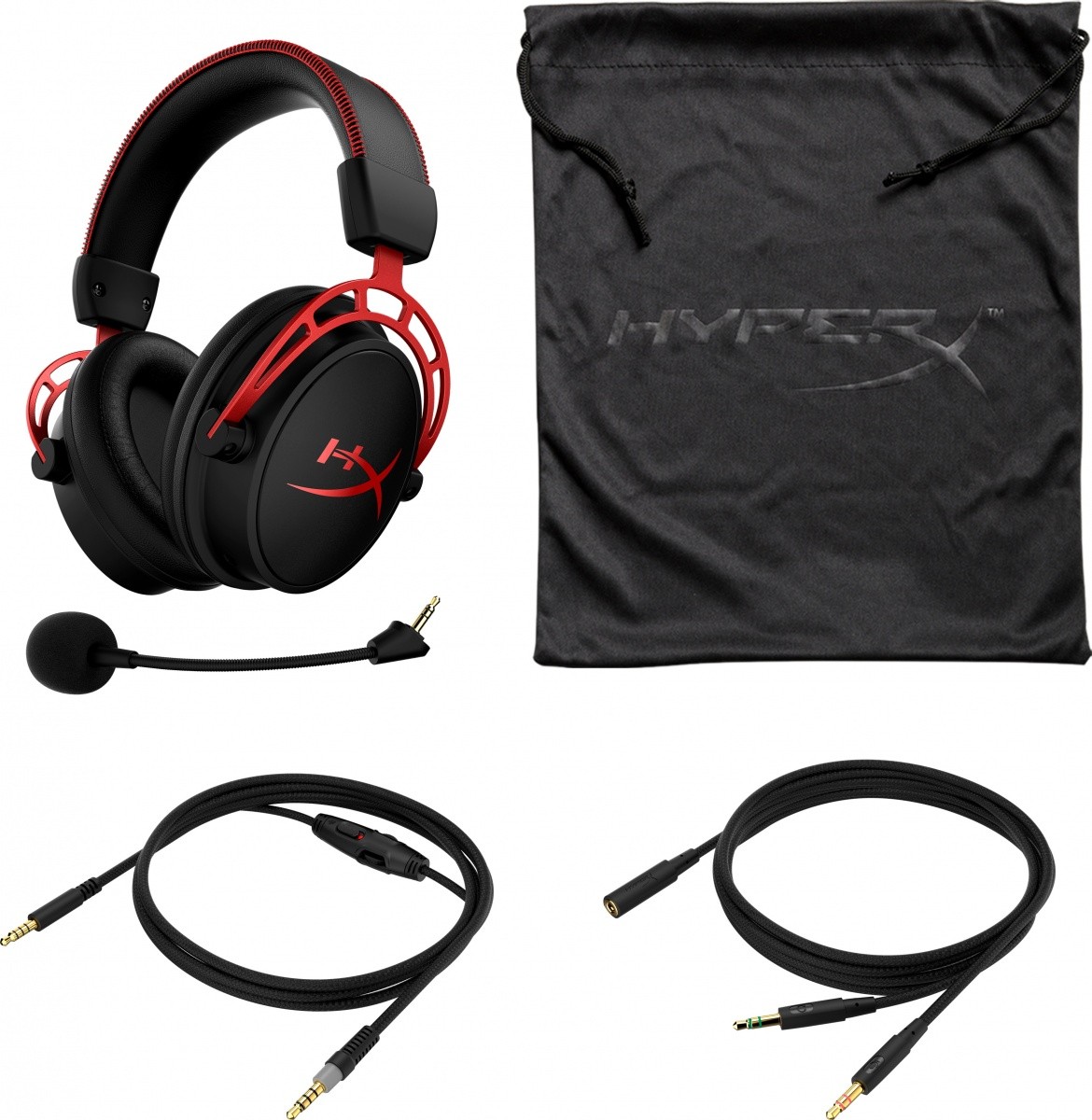 Slušalke HyperX Cloud Alpha rdeče 3