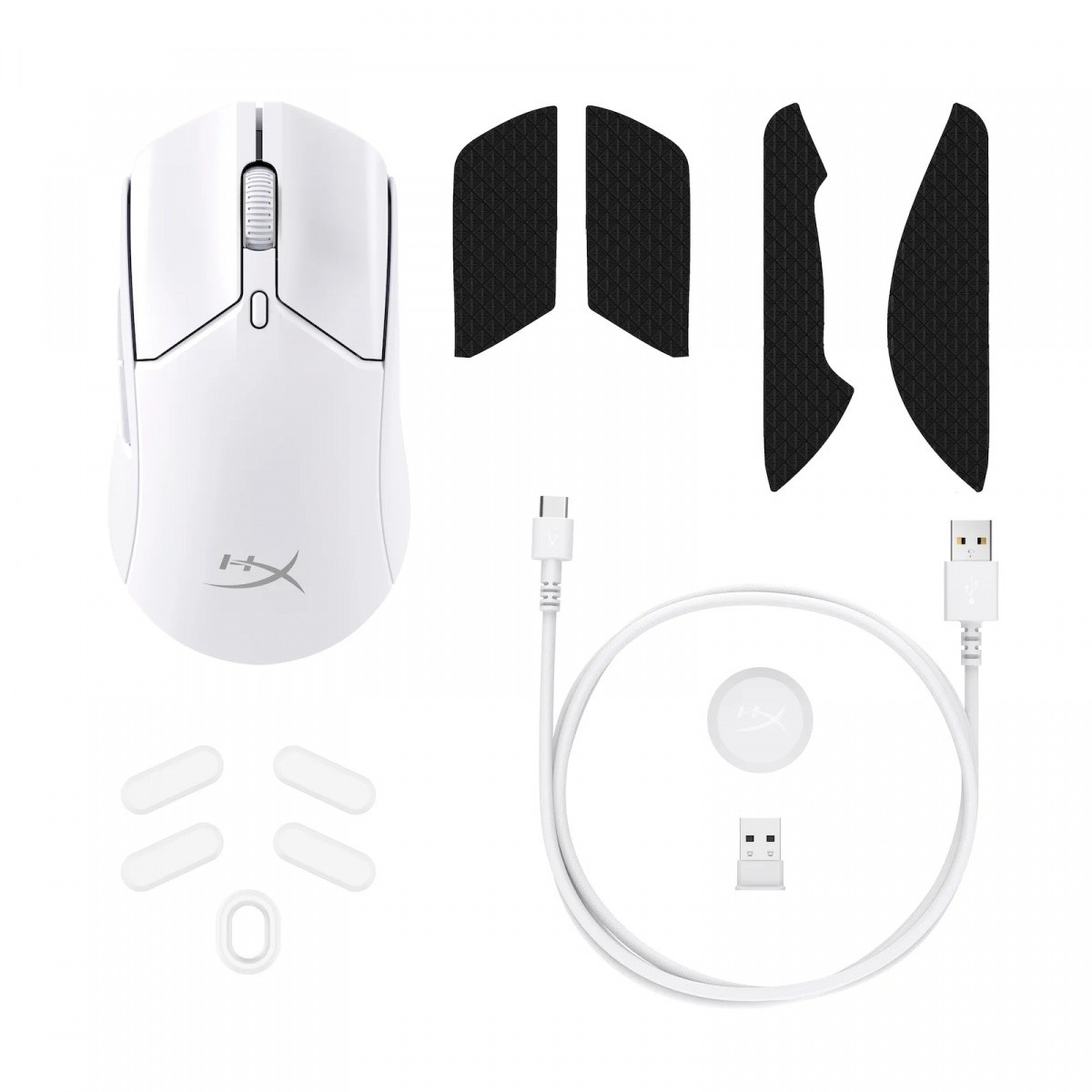HyperX PulseFire Haste 2 WL bežični miš, WHT 7