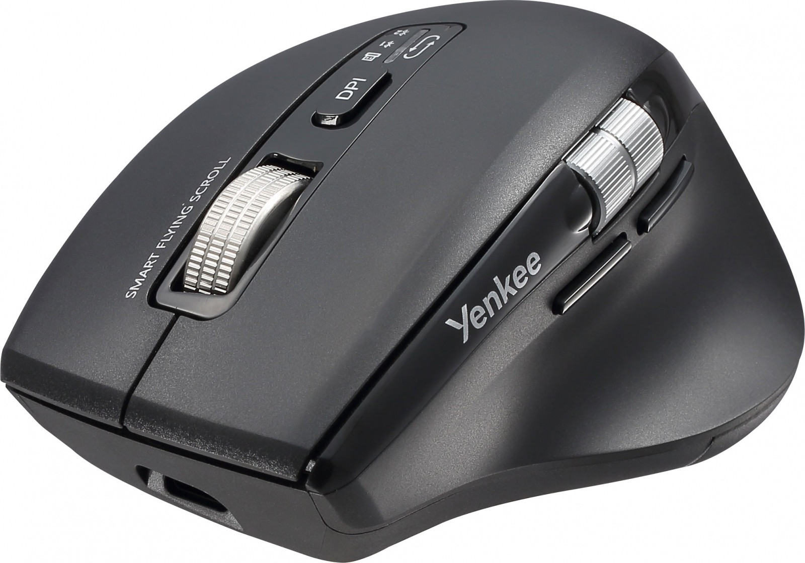 Brezžična miška z akumulatorjem, Dual BT + USB 2.4G 3