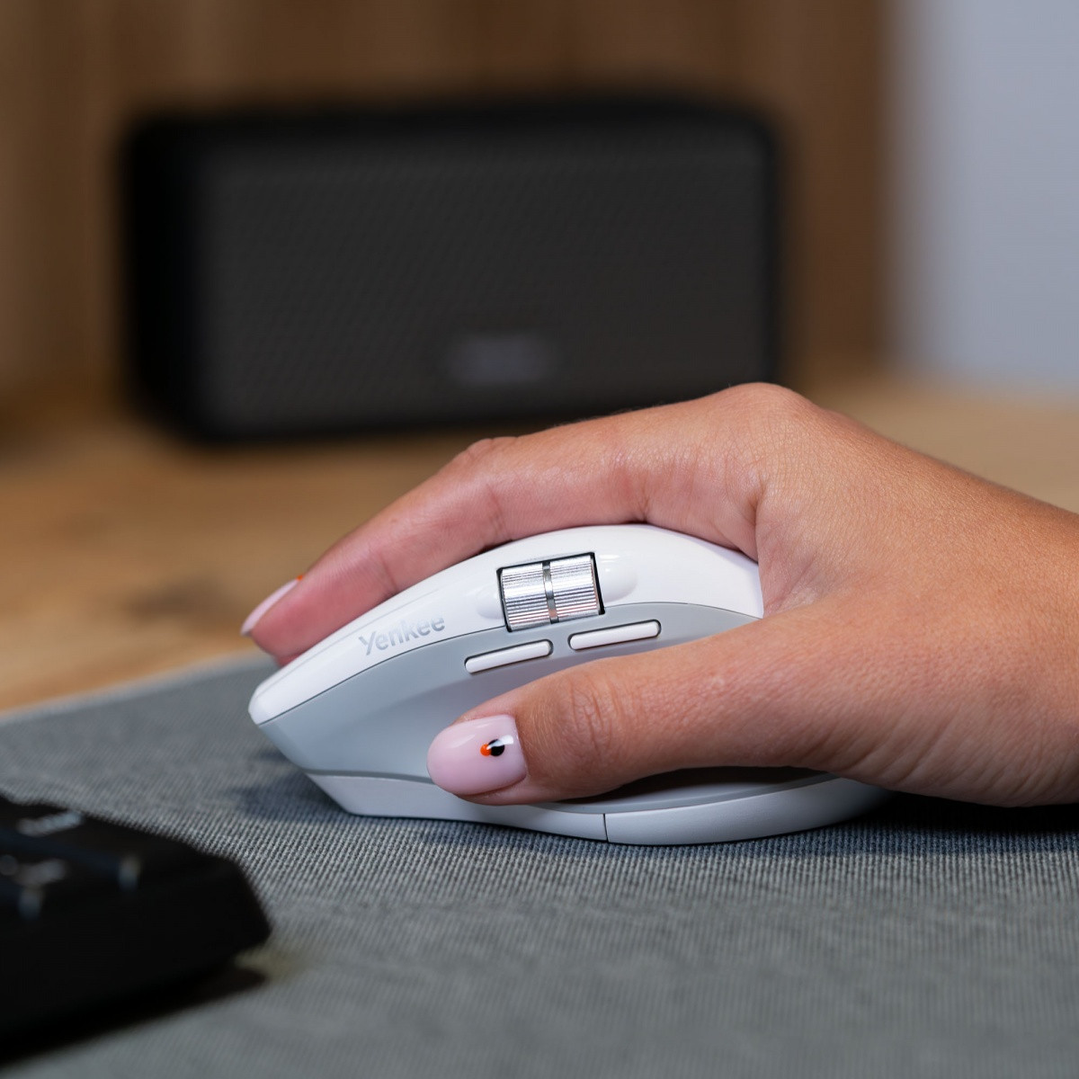 Brezžična miška, polnilna, Dual BT + USB 2.4G, Flying Scroll 4