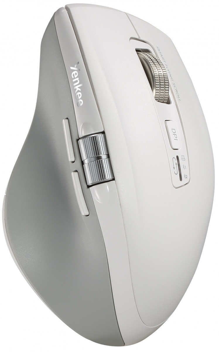 Brezžična miška, polnilna, Dual BT + USB 2.4G, Flying Scroll 5