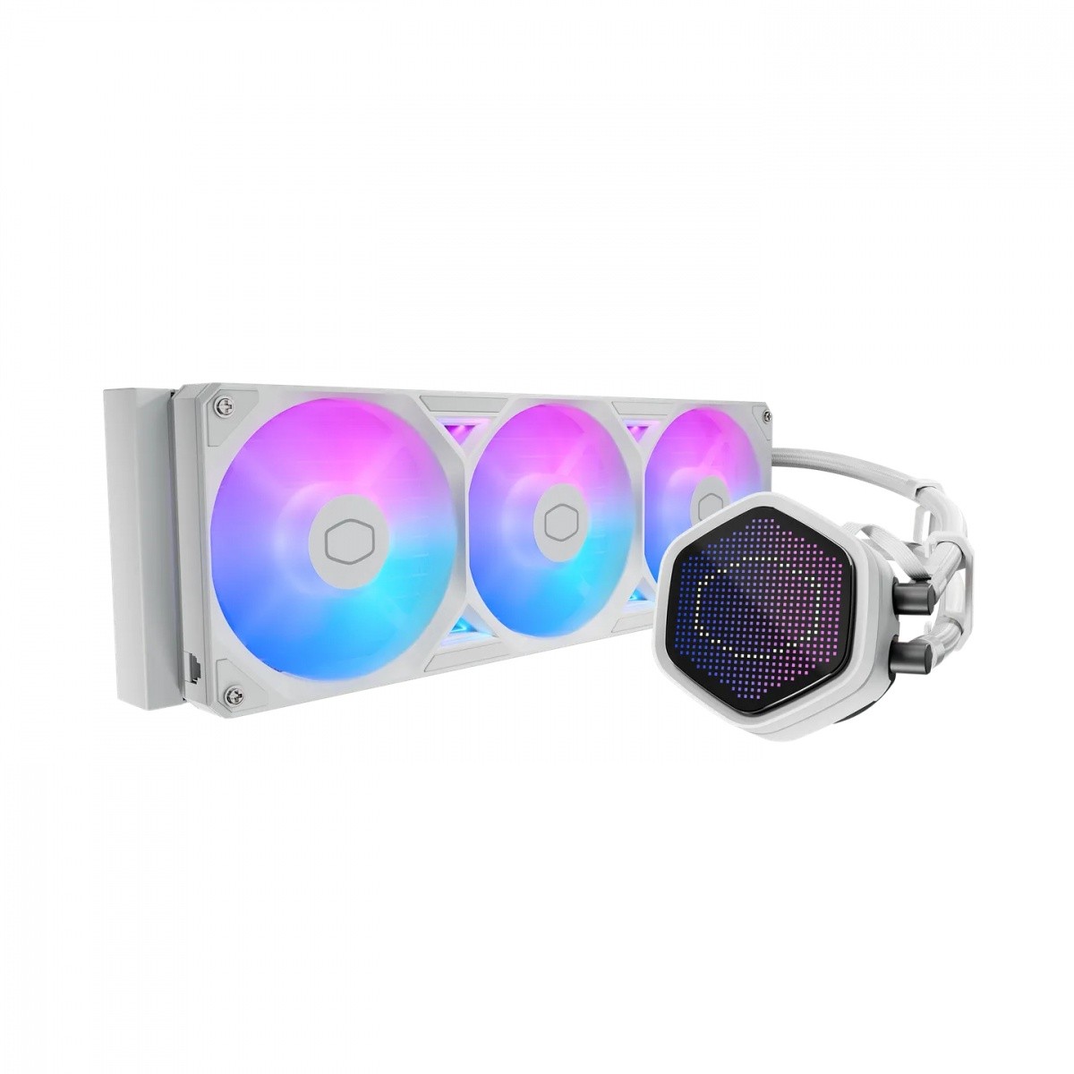Vodno hlajenje MasterLiquid 360 Atmos II Pixel LED, belo