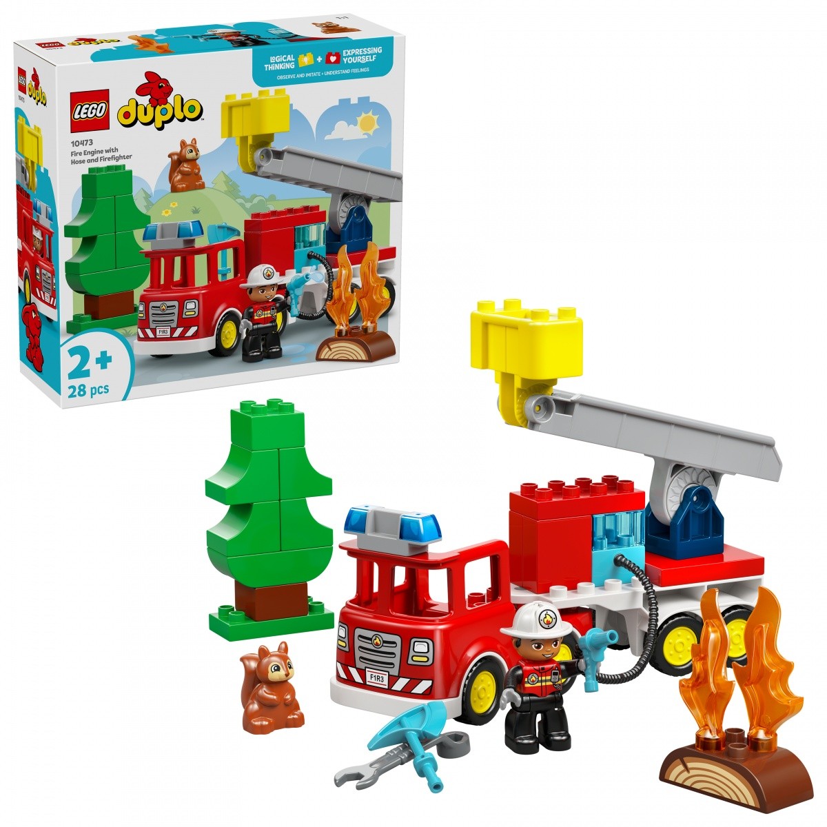 LEGO DUPLO 10473 Gasilski avto z cevjo in gasilcem 7